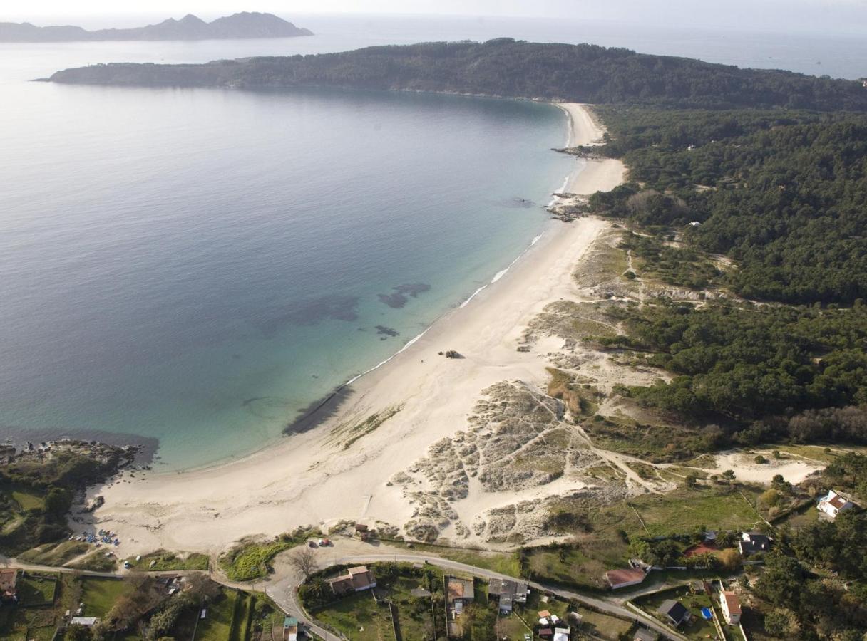 Cabana Rustica En Plena Naturaleza En Playa De Nerga, Ria De Vigo, Hio エクステリア 写真